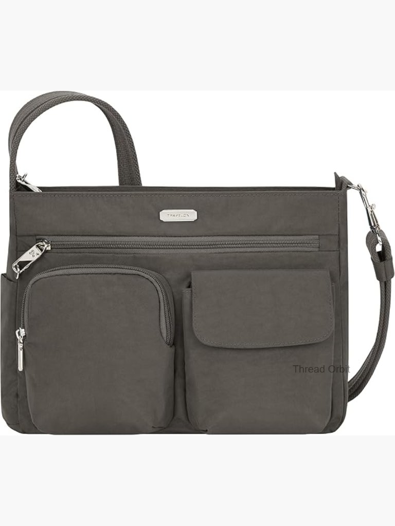 Anti-Theft Crossbody Bag With Rfid Blocking Pockets
